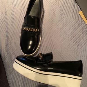 Stella McCartney size 40 platform wedge/loafers